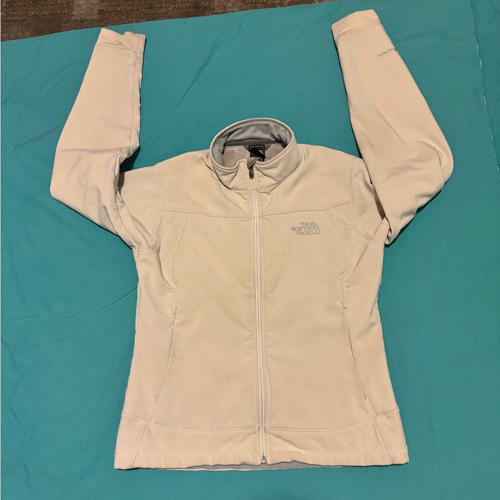 The north face special material fleece lined incredible jacket, size medium